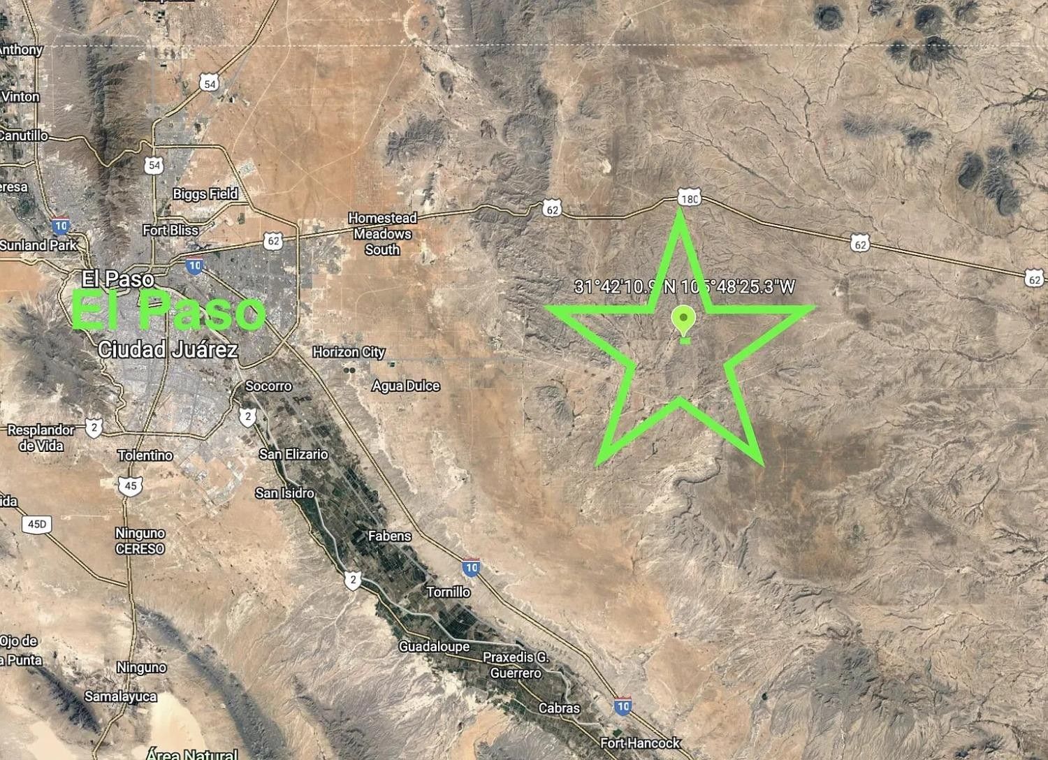 Fort Hancock, Hudspeth County, TX Undeveloped Land for sale Property ID