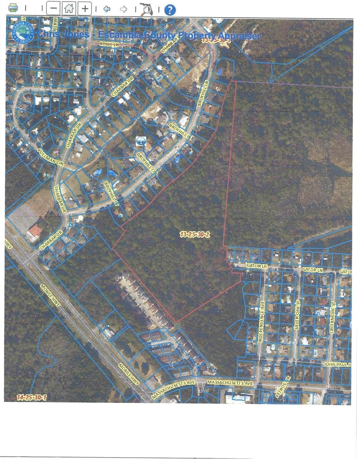 Pensacola, Escambia County, FL Undeveloped Land, Lakefront Property