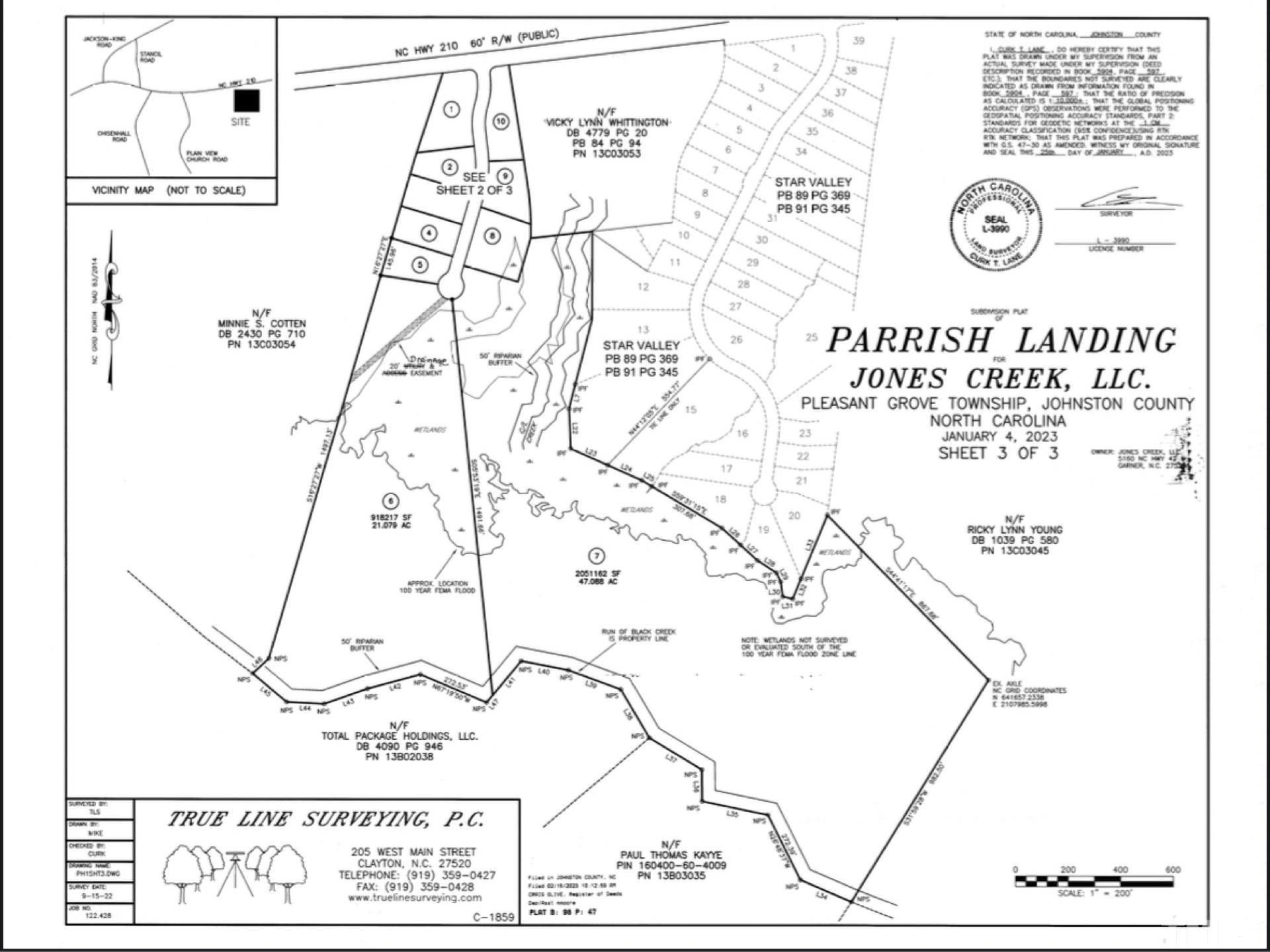 Angier, Johnston County, NC Undeveloped Land for sale Property ID