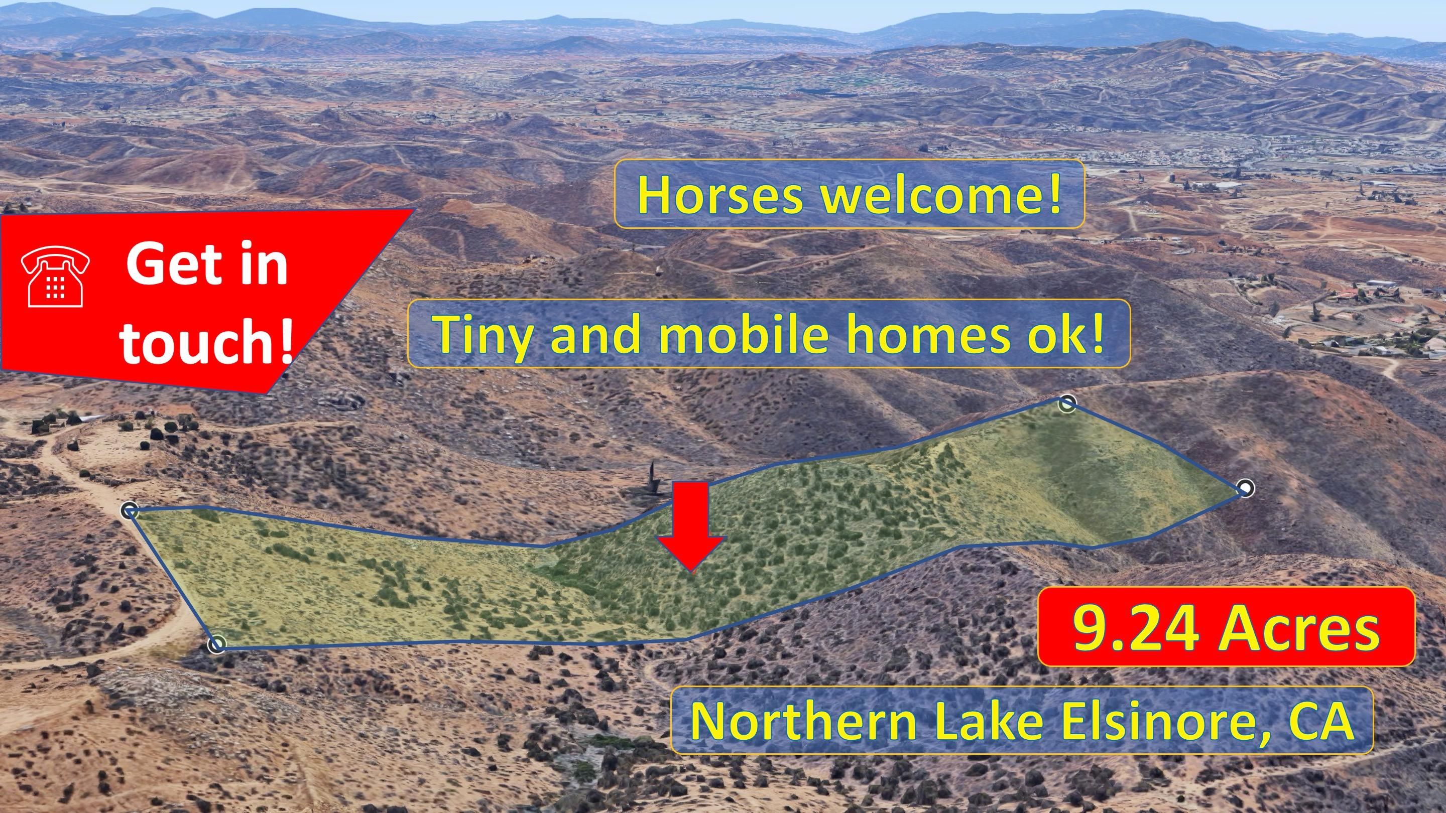 Lake Elsinore, Riverside County, CA Recreational Property, Undeveloped
