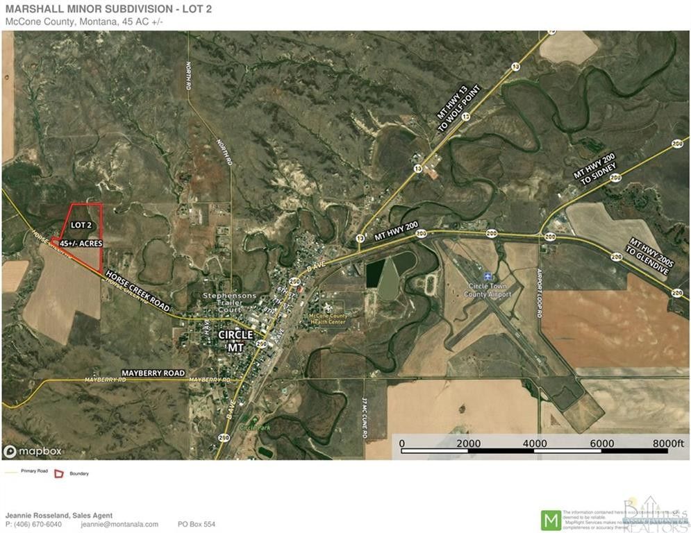 Circle, McCone County, MT Undeveloped Land for sale Property ID