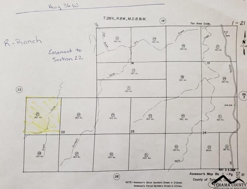 Platina, Tehama County, CA Undeveloped Land for sale Property ID