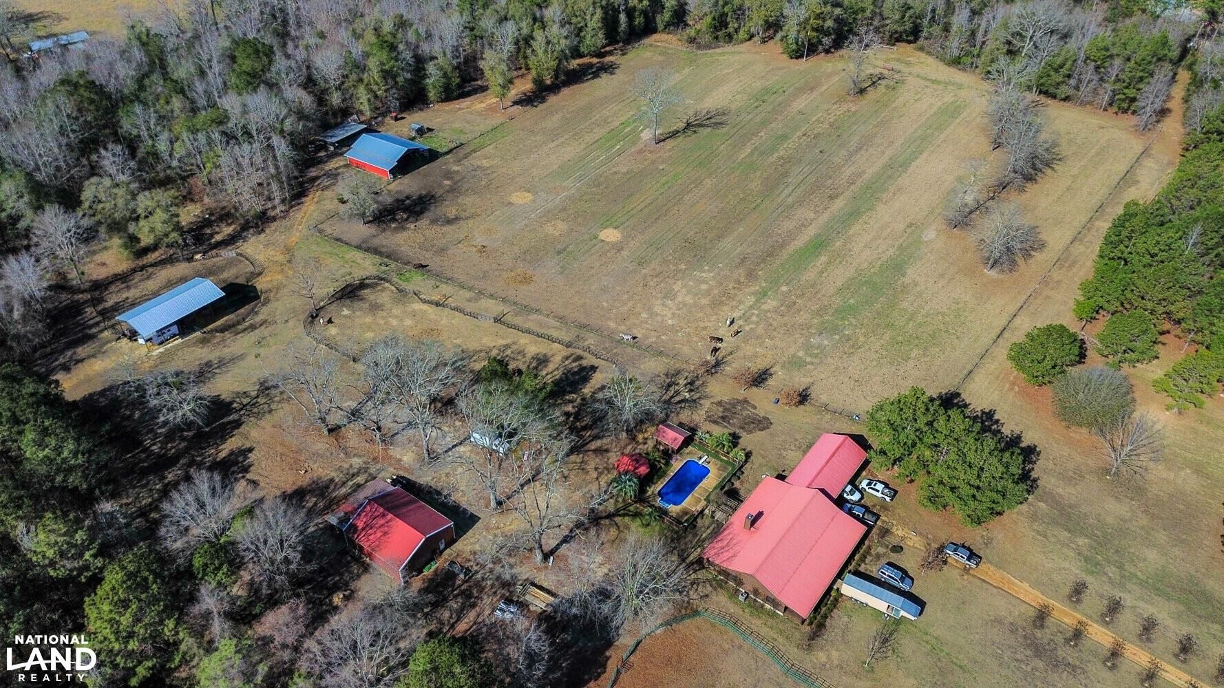 Tyler, Dallas County, AL Farms and Ranches, Horse Property, House for