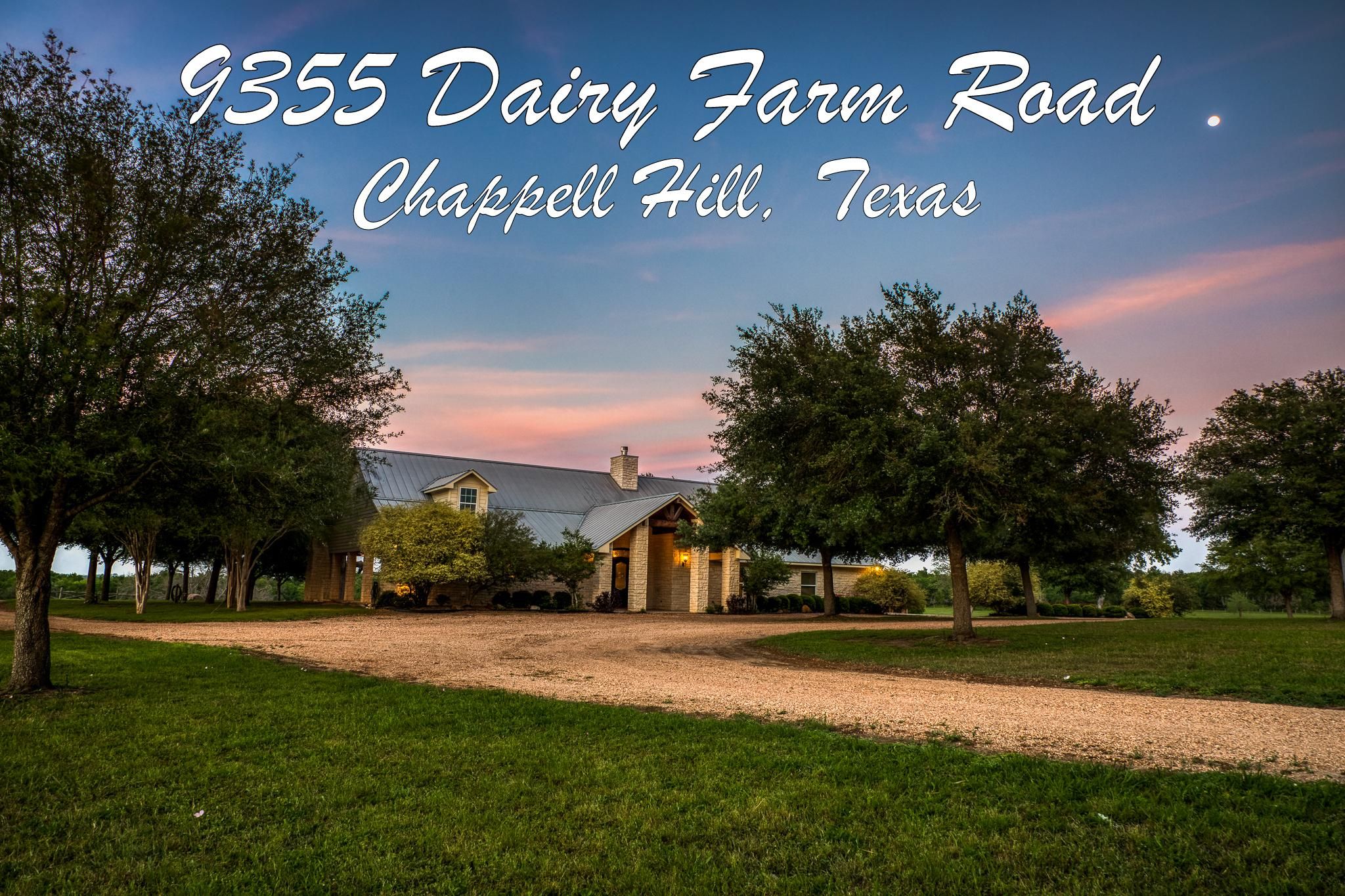 9355 Dairy Farm Road, Chappell Hill, TX 77426 MLS 9355 Dairy Farm