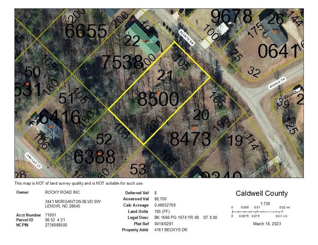Lenoir, Caldwell County, NC Undeveloped Land, Homesites for sale