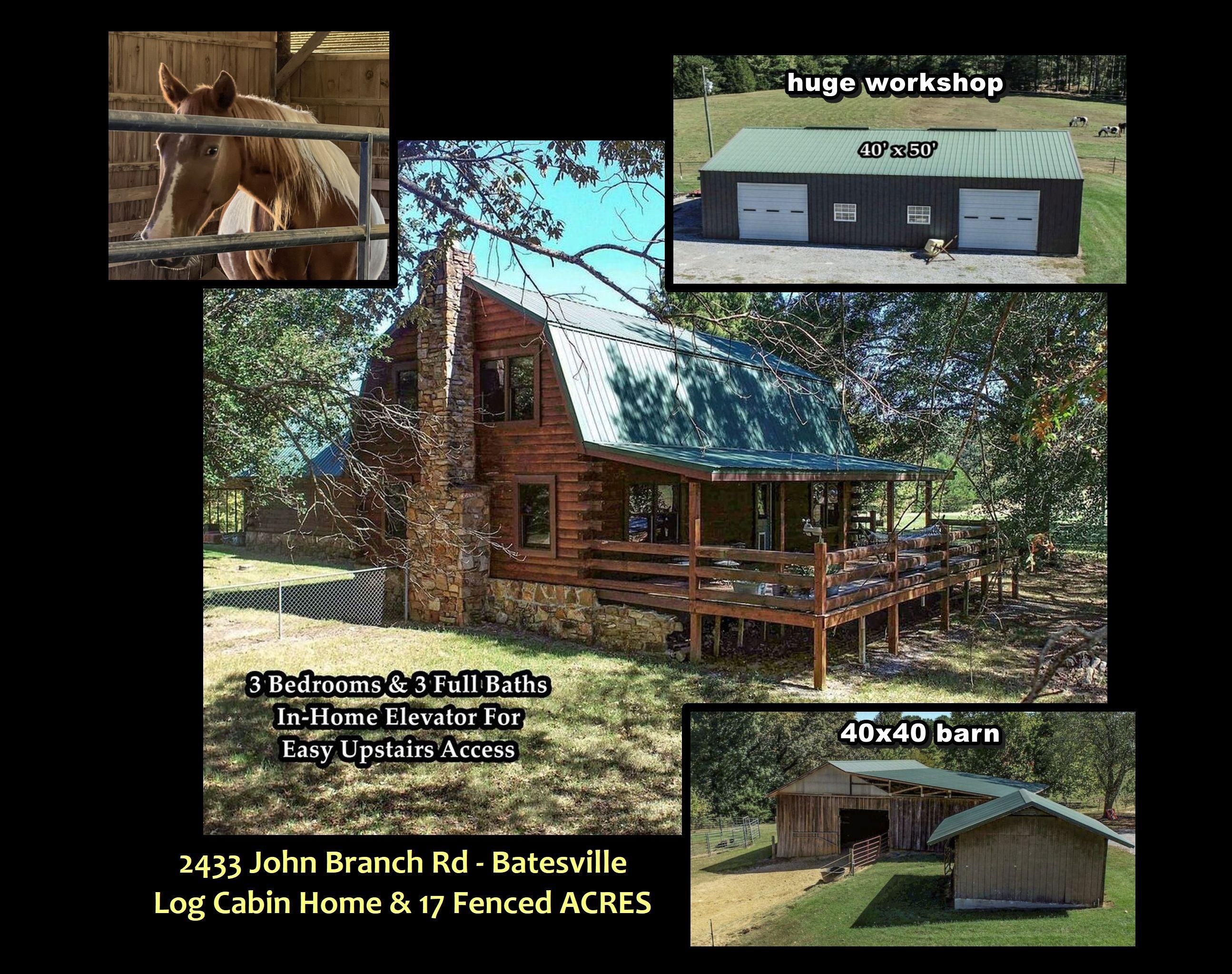 Batesville, Panola County, MS Farms and Ranches, Horse Property, House