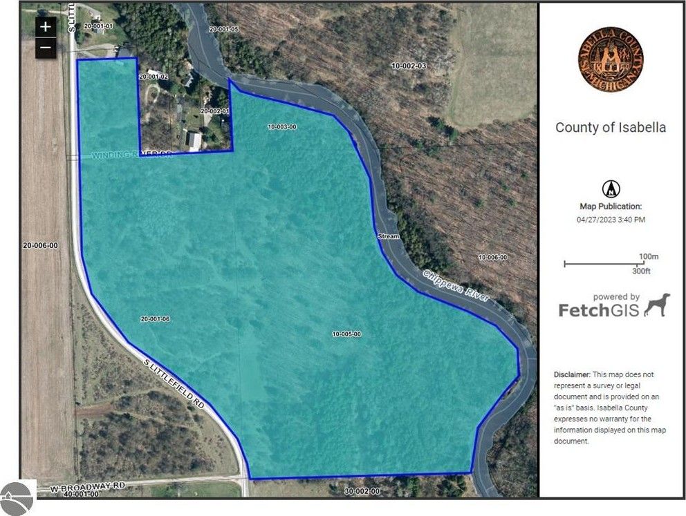 Mt Pleasant, Isabella County, MI Undeveloped Land, Lakefront Property, Waterfront Property for