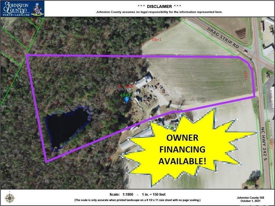 Benson, Johnston County, NC Farms and Ranches, Lakefront Property