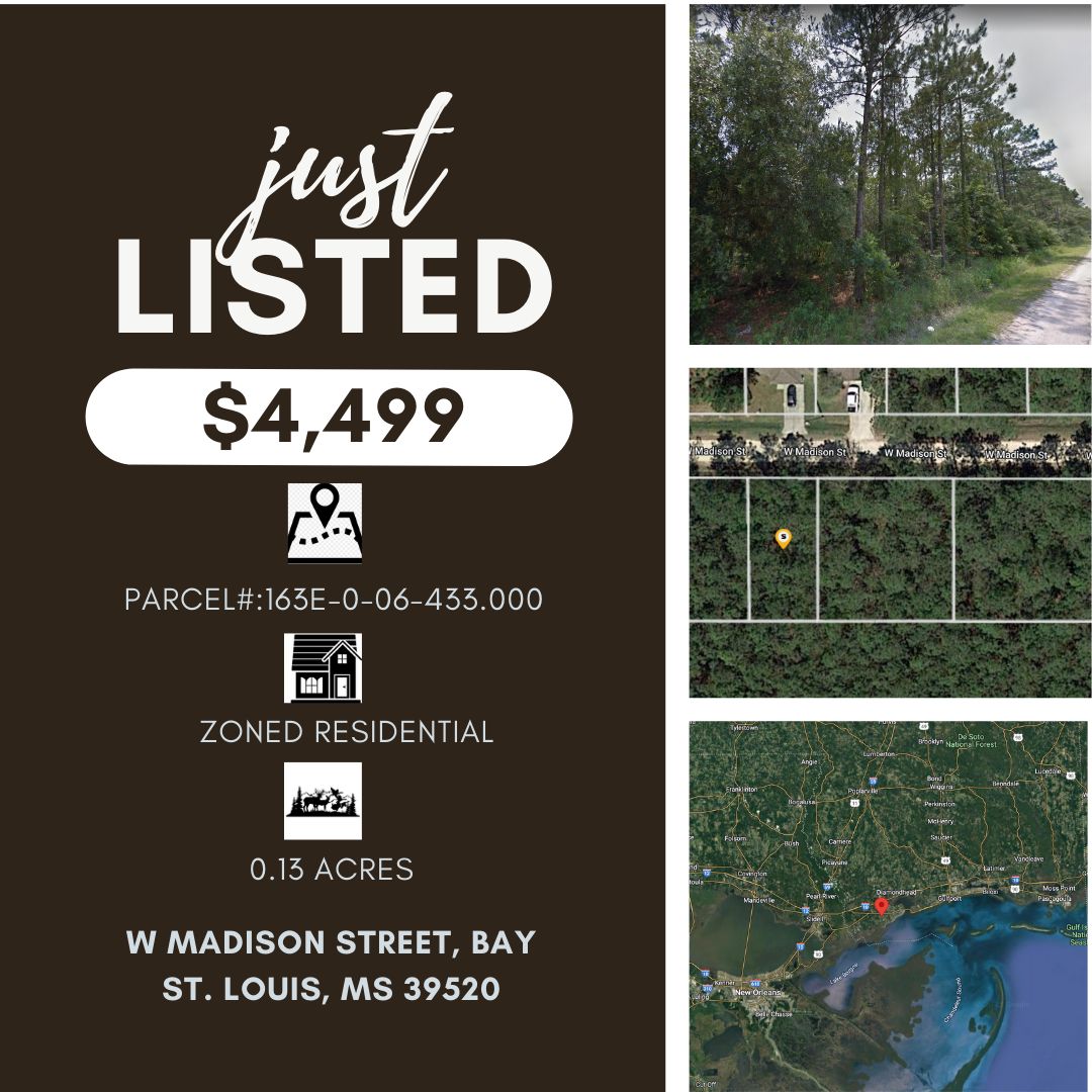 Bay Saint Louis, Hancock County, MS Recreational Property, Undeveloped