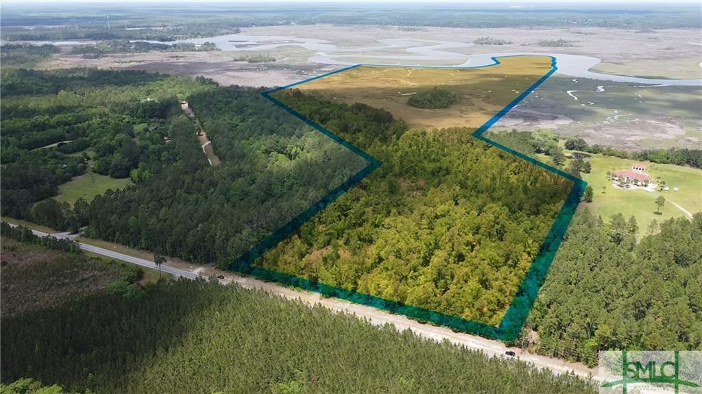 Townsend, McIntosh County, GA Undeveloped Land, Lakefront Property