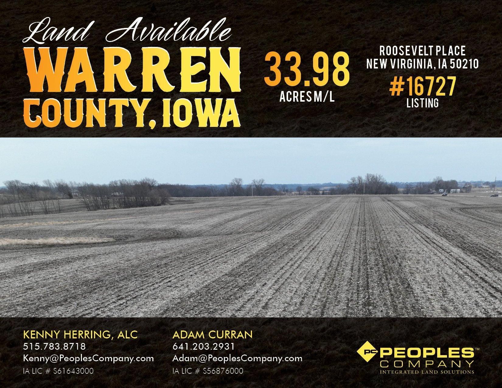 New Virginia, Warren County, IA Farms and Ranches for sale Property ID
