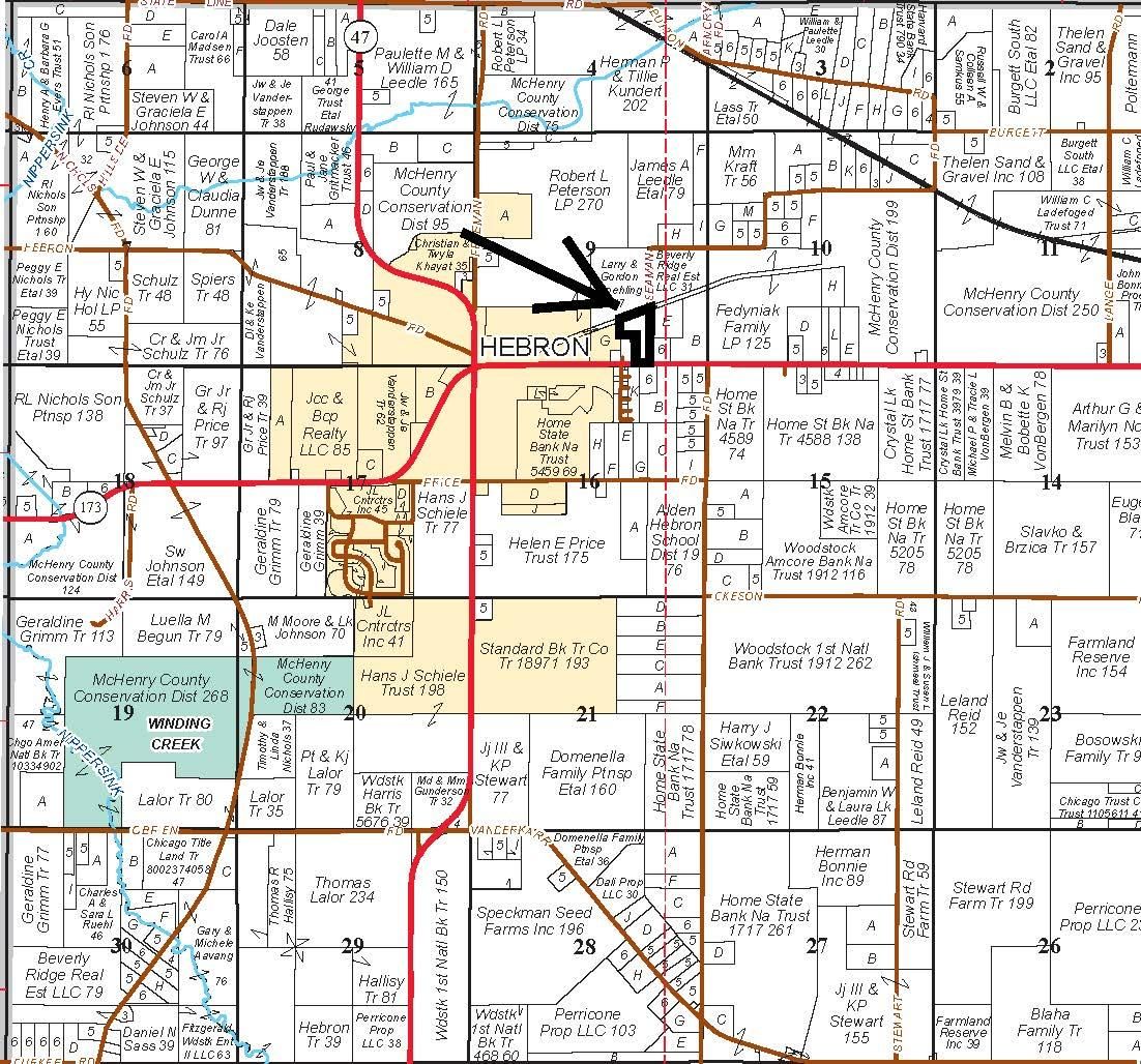 Hebron, McHenry County, IL Farms and Ranches, Undeveloped Land
