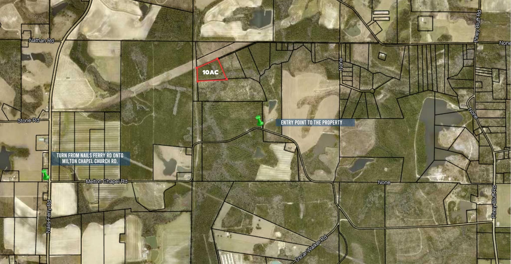 Baxley, Appling County, GA Undeveloped Land for sale Property ID