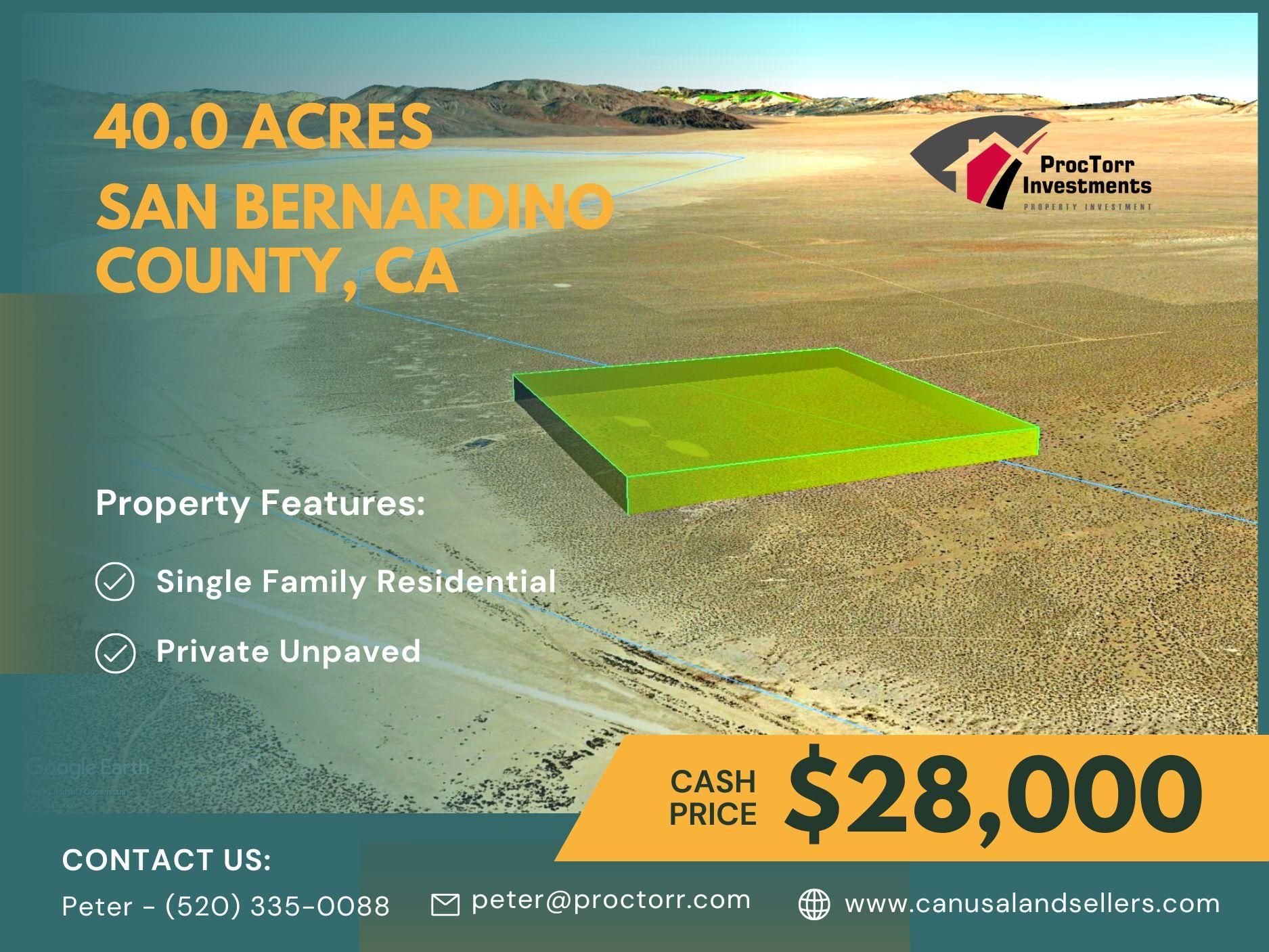 Barstow, San Bernardino County, CA Recreational Property, Undeveloped