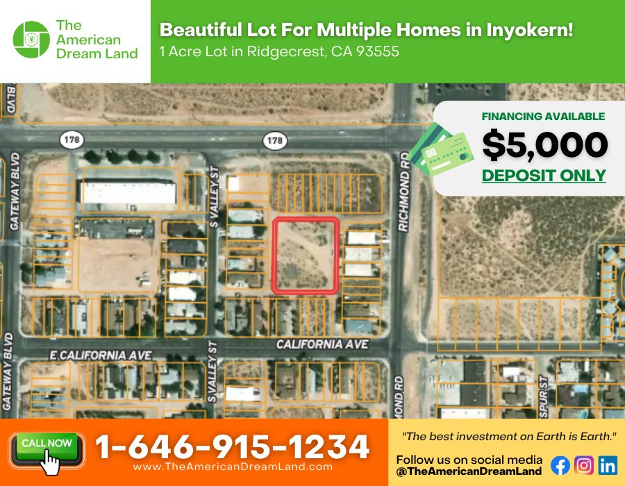 Ridgecrest, Kern County, CA Recreational Property, Undeveloped Land