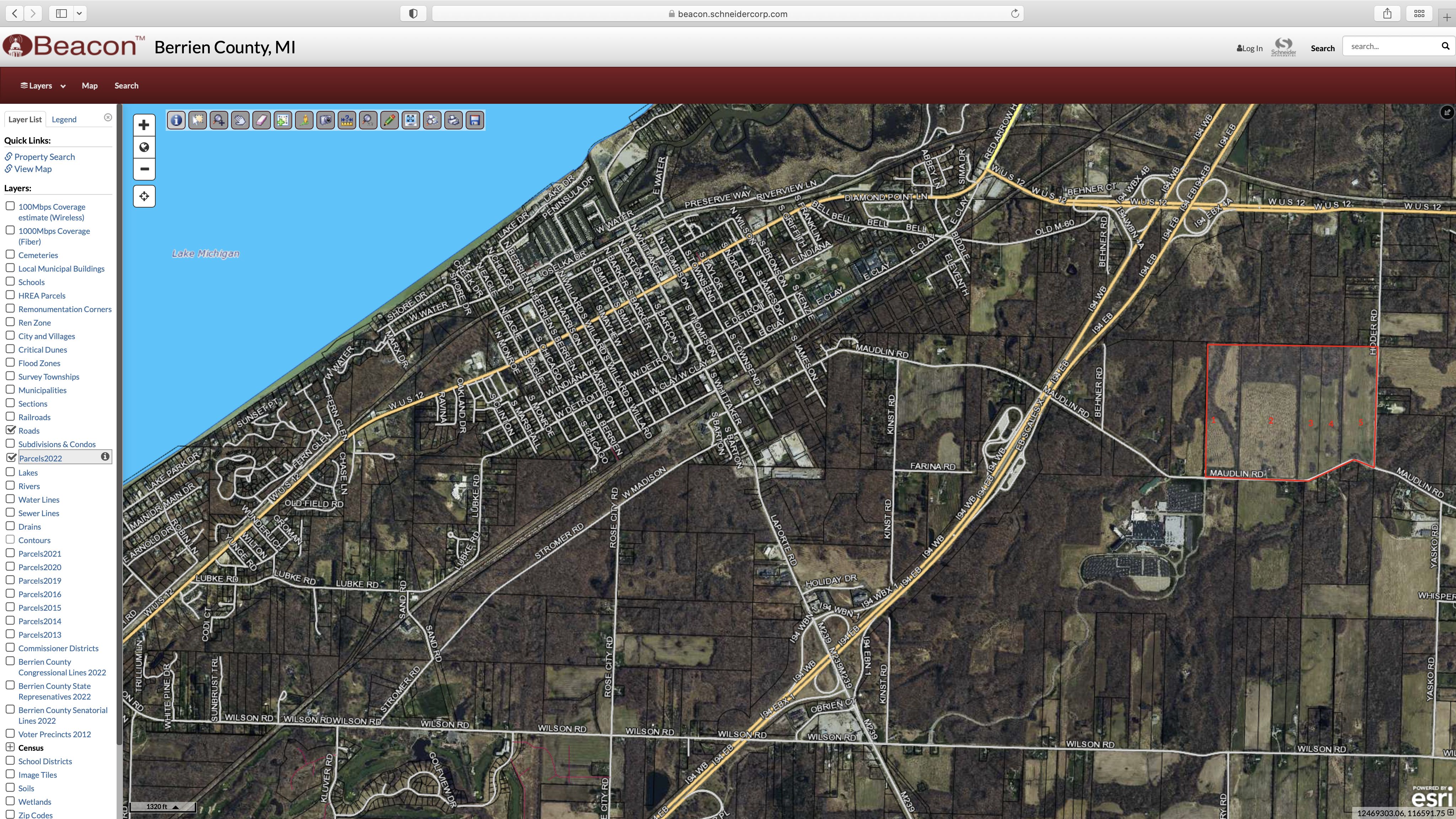 New Buffalo, Berrien County, MI Undeveloped Land, House for sale