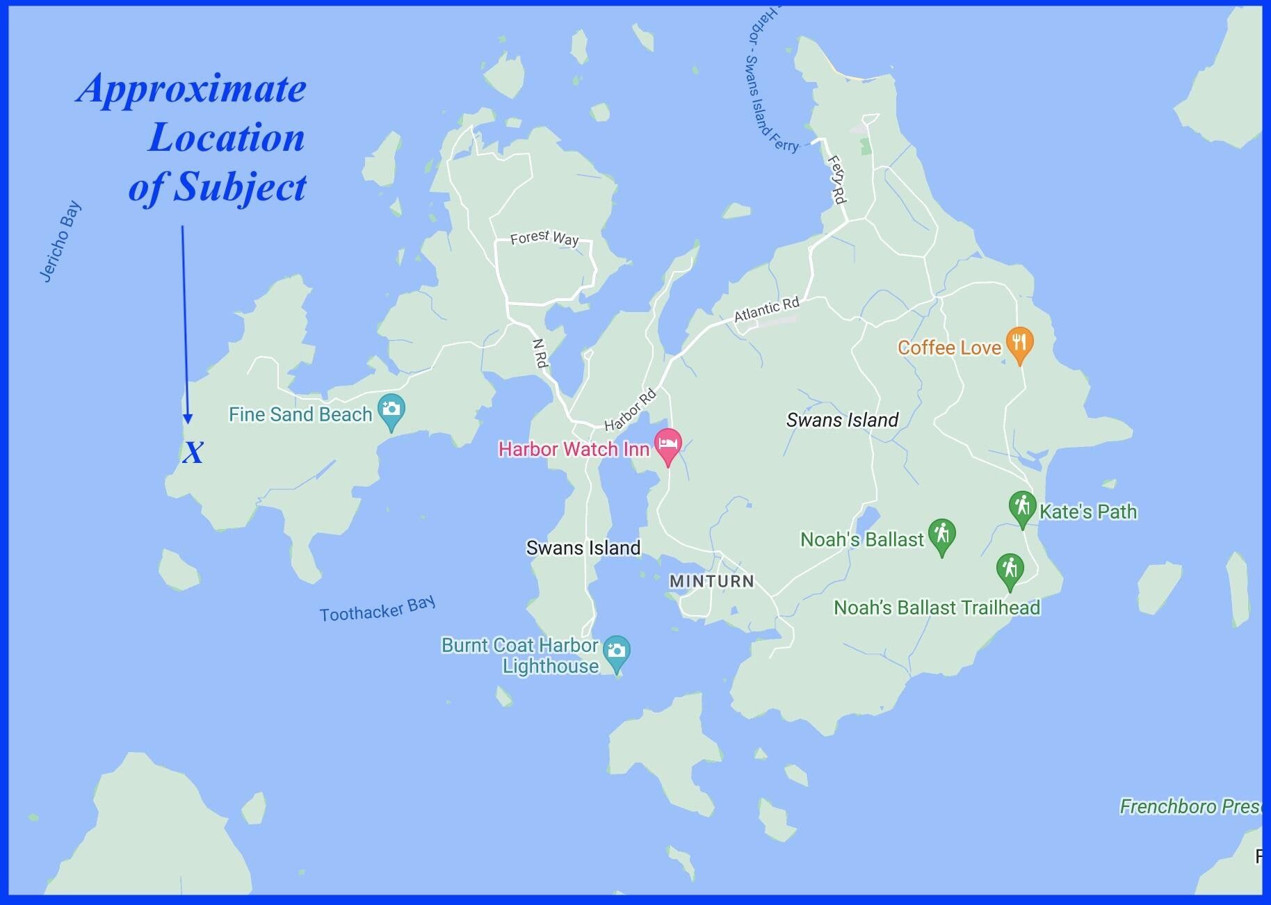 Swans Island, Hancock County, ME Undeveloped Land, Lakefront Property, Waterfront Property for