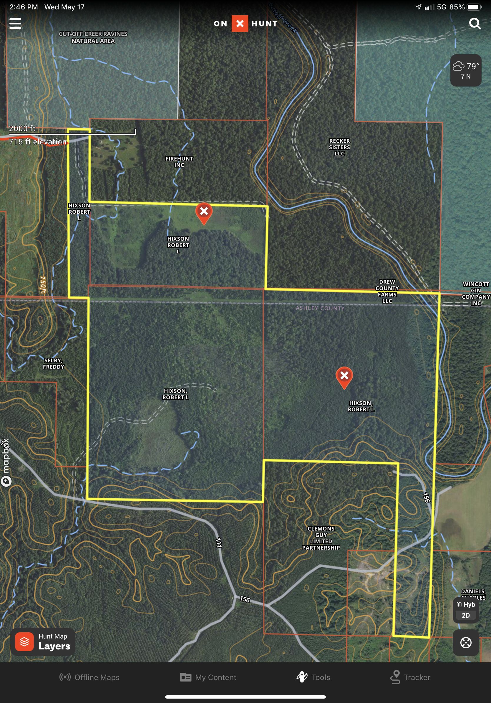 Montrose, Ashley County, AR Recreational Property, Timberland Property, Hunting Property for