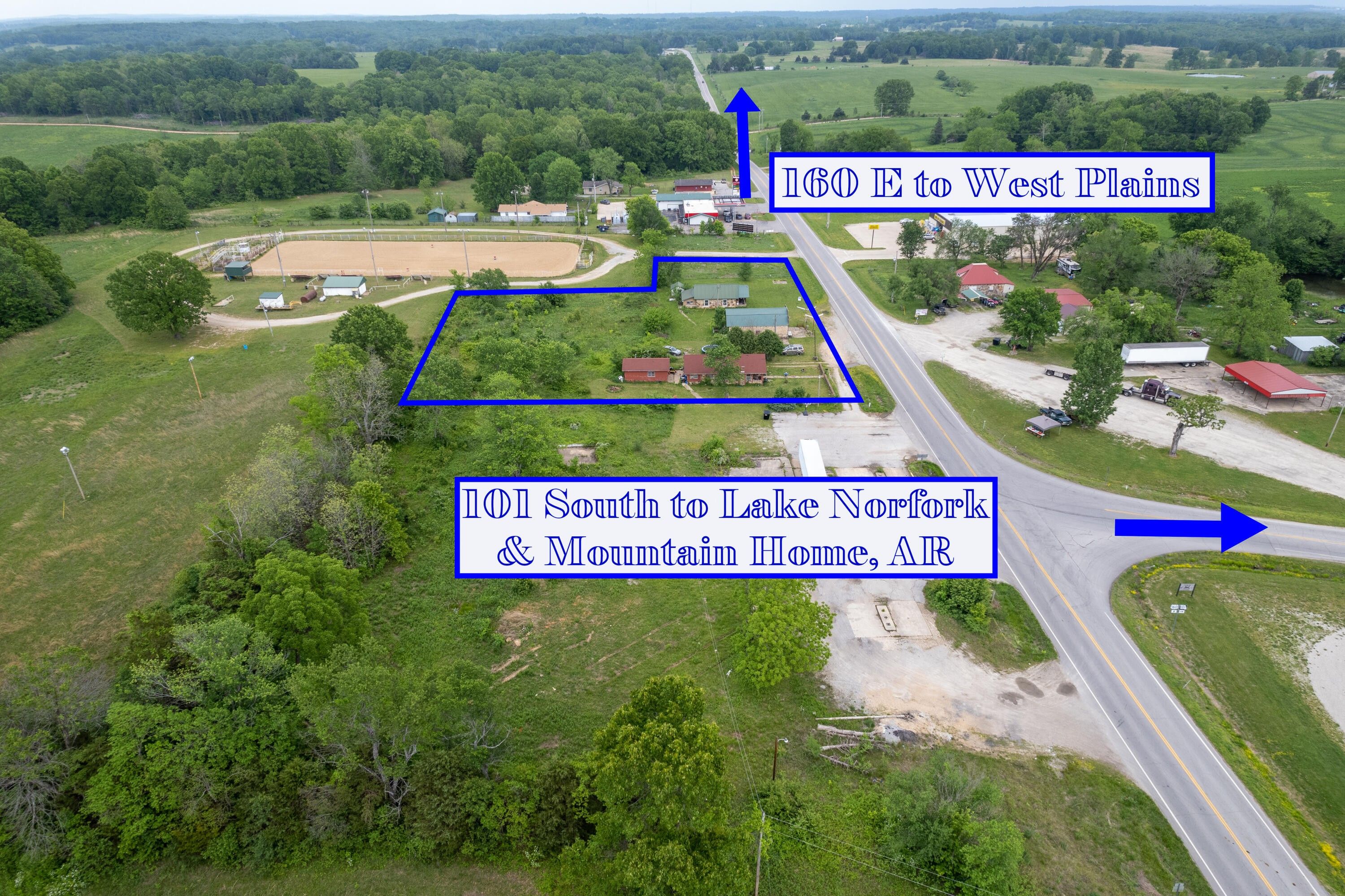 Caulfield, Howell County, MO Commercial Property, House for sale