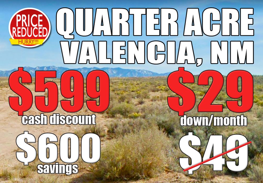 Los Lunas, Valencia County, NM Undeveloped Land, Homesites for sale