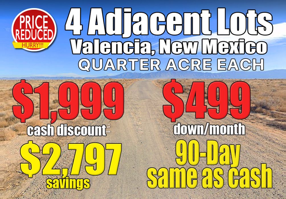 Los Lunas, Valencia County, NM Undeveloped Land, Homesites for sale