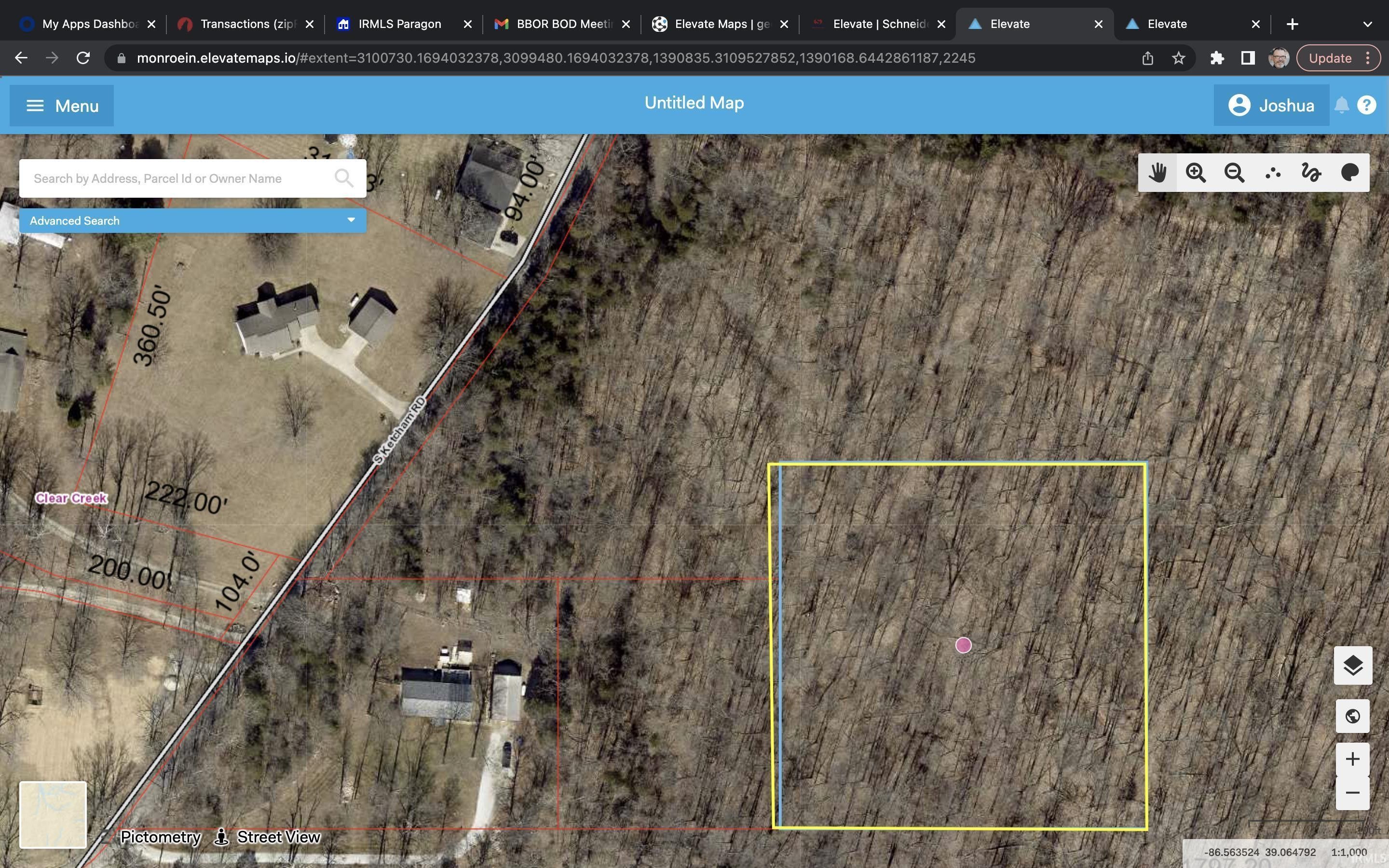 Bloomington, Monroe County, IN Undeveloped Land, Homesites for sale