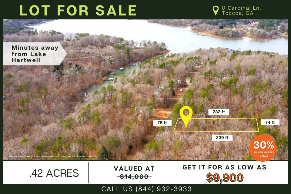 Toccoa, Stephens County, GA Recreational Property, Undeveloped Land, Homesites for sale Property