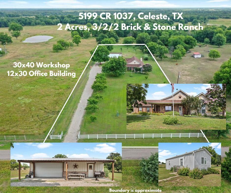 Celeste, Hunt County, TX Horse Property, House for sale Property ID