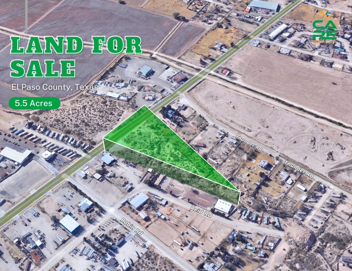 El Paso, El Paso County, TX Undeveloped Land, Commercial Property for