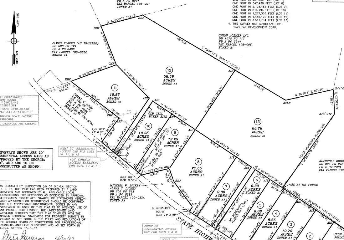 Waynesboro, Burke County, GA Recreational Property, Hunting Property