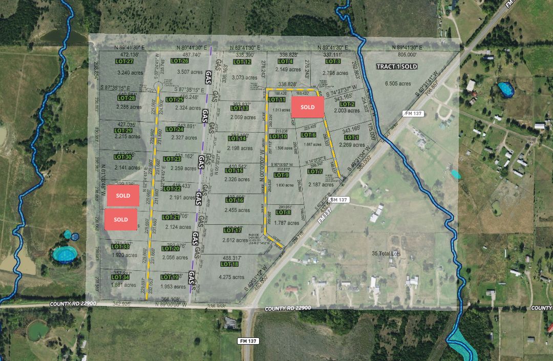 Paris, Lamar County, TX Recreational Property, Undeveloped Land