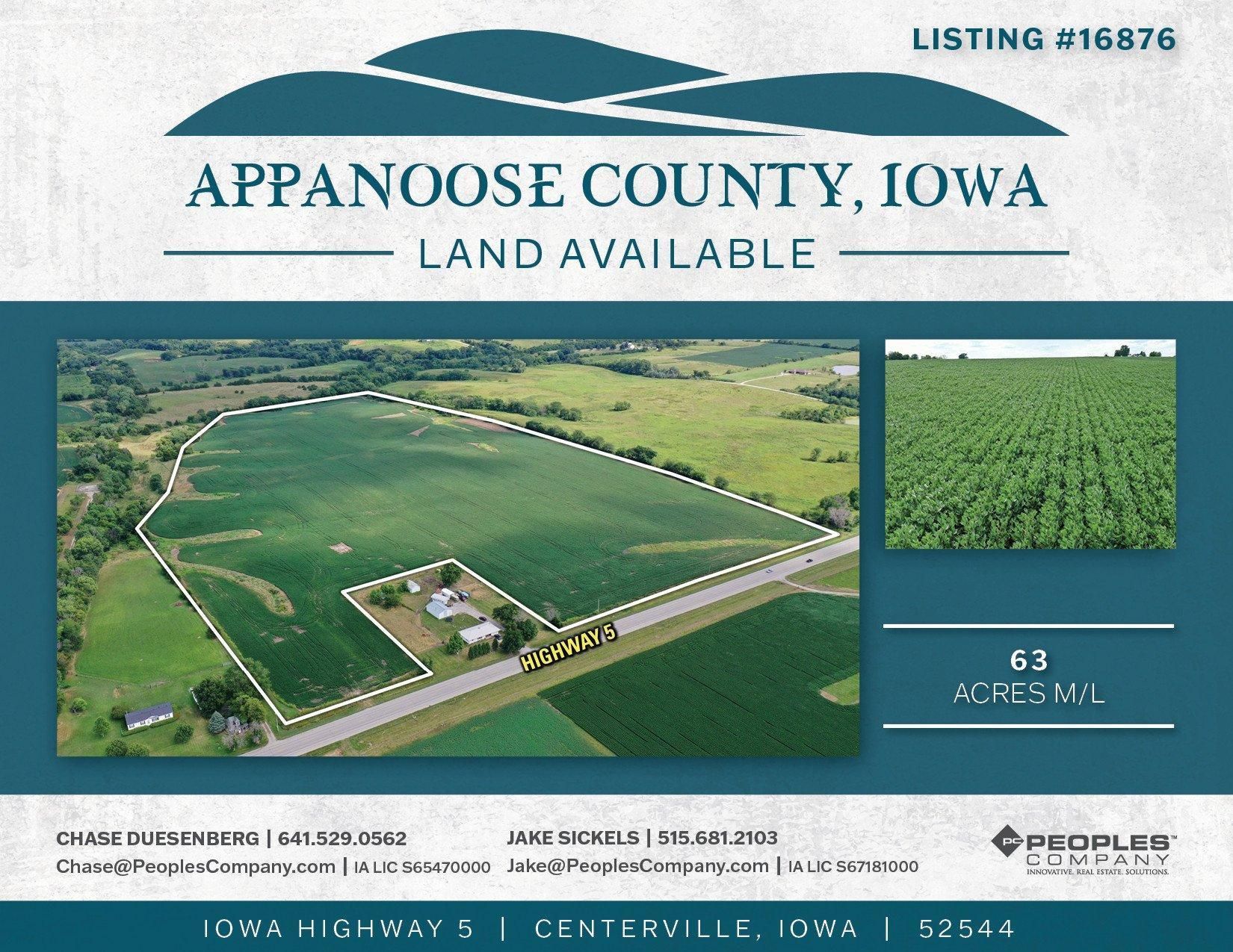 Centerville, Appanoose County, IA Farms and Ranches for sale Property