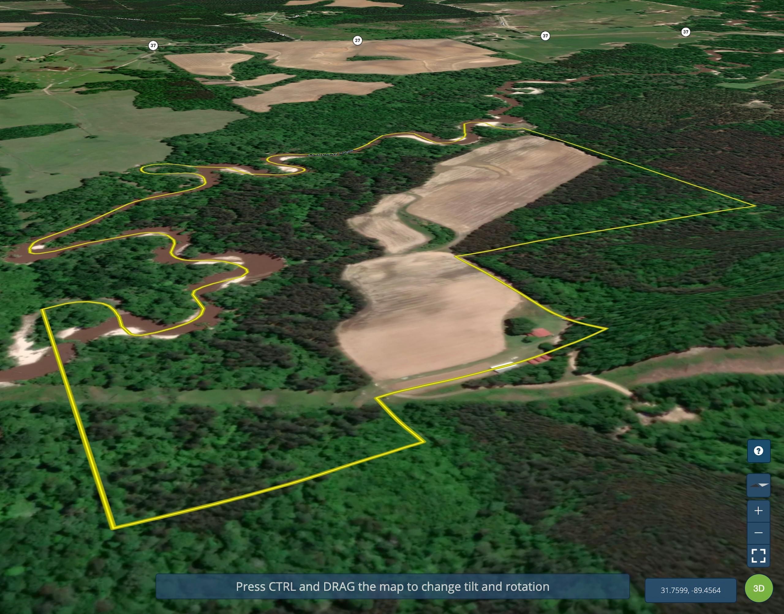 Taylorsville, Covington County, MS Timberland Property, Hunting