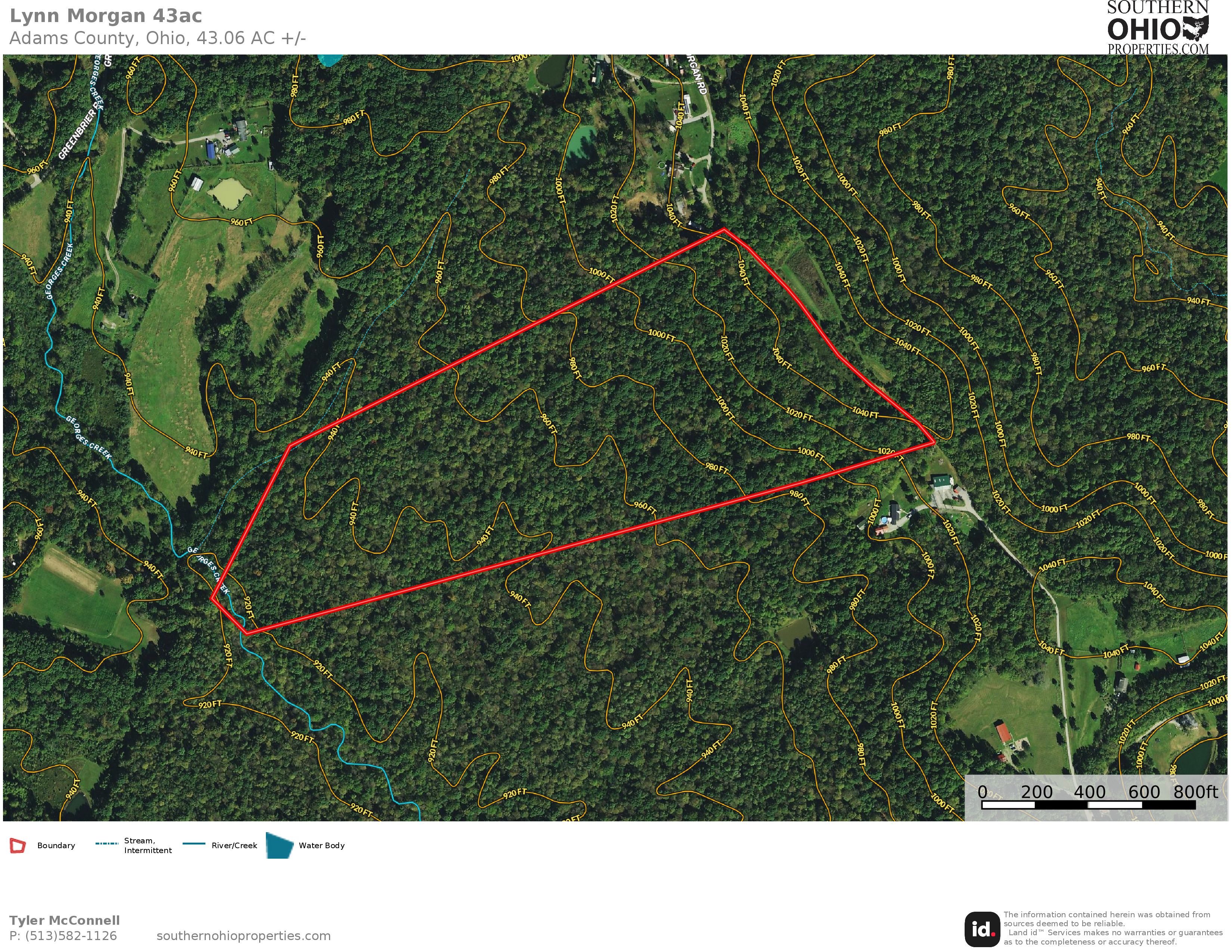Seaman, Adams County, OH Recreational Property, Timberland Property, Hunting Property for sale