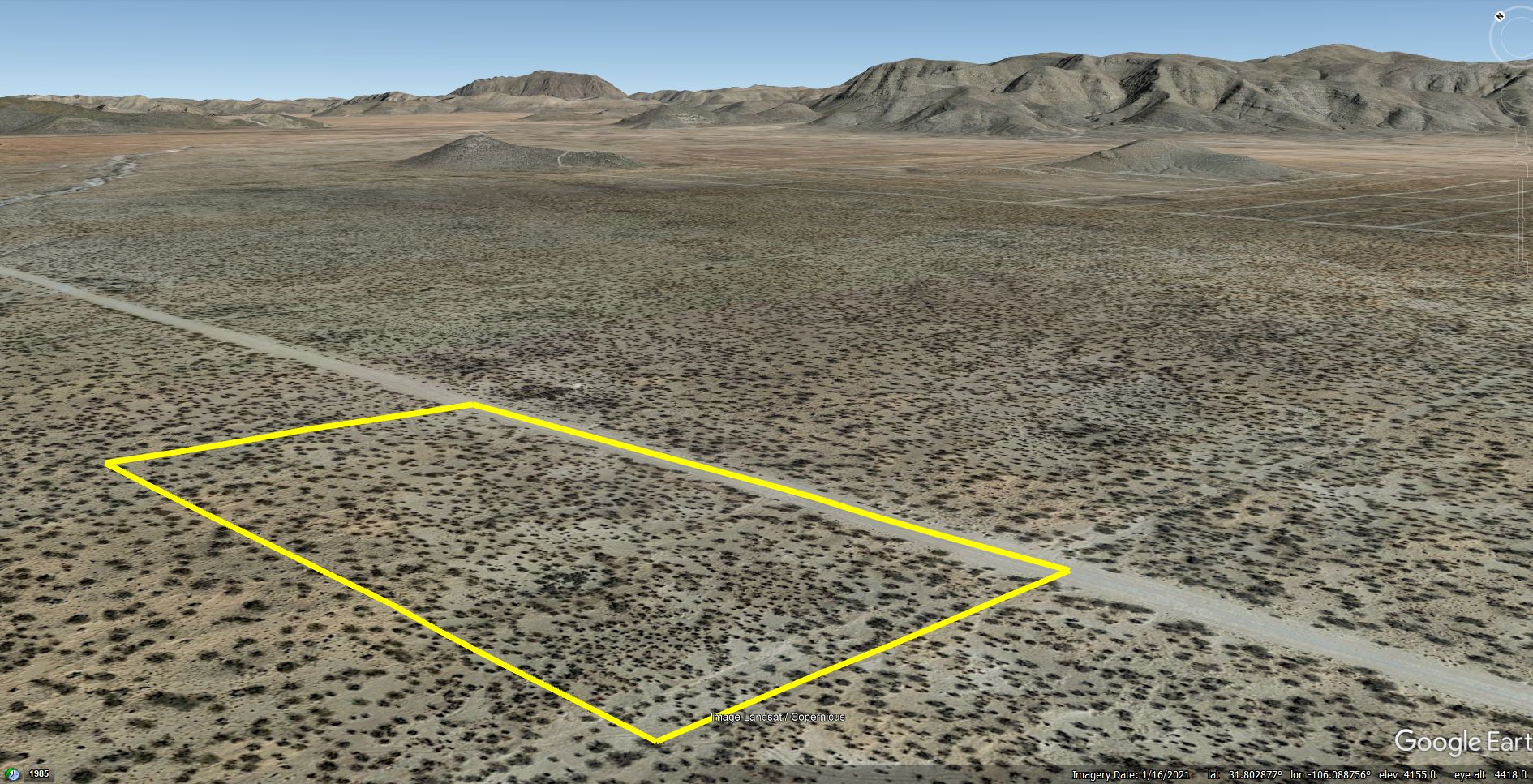 El Paso, El Paso County, TX Recreational Property, Undeveloped Land