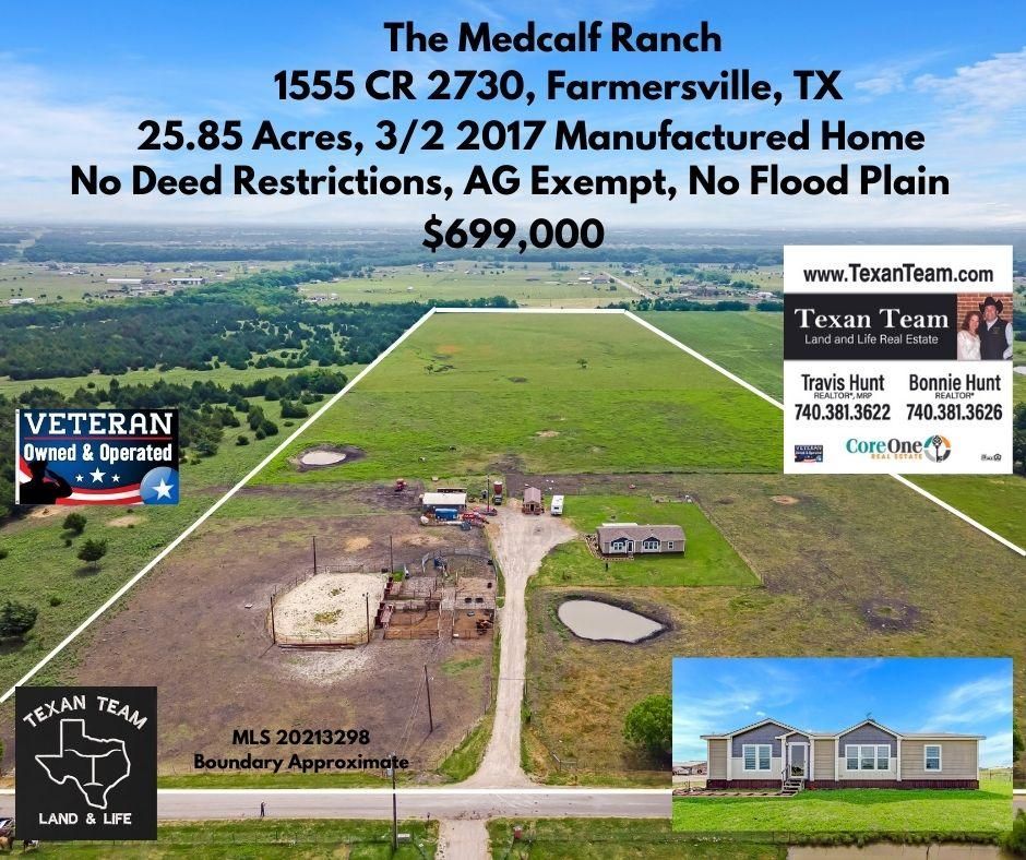 Farmersville, Hunt County, TX Farms and Ranches, Commercial Property