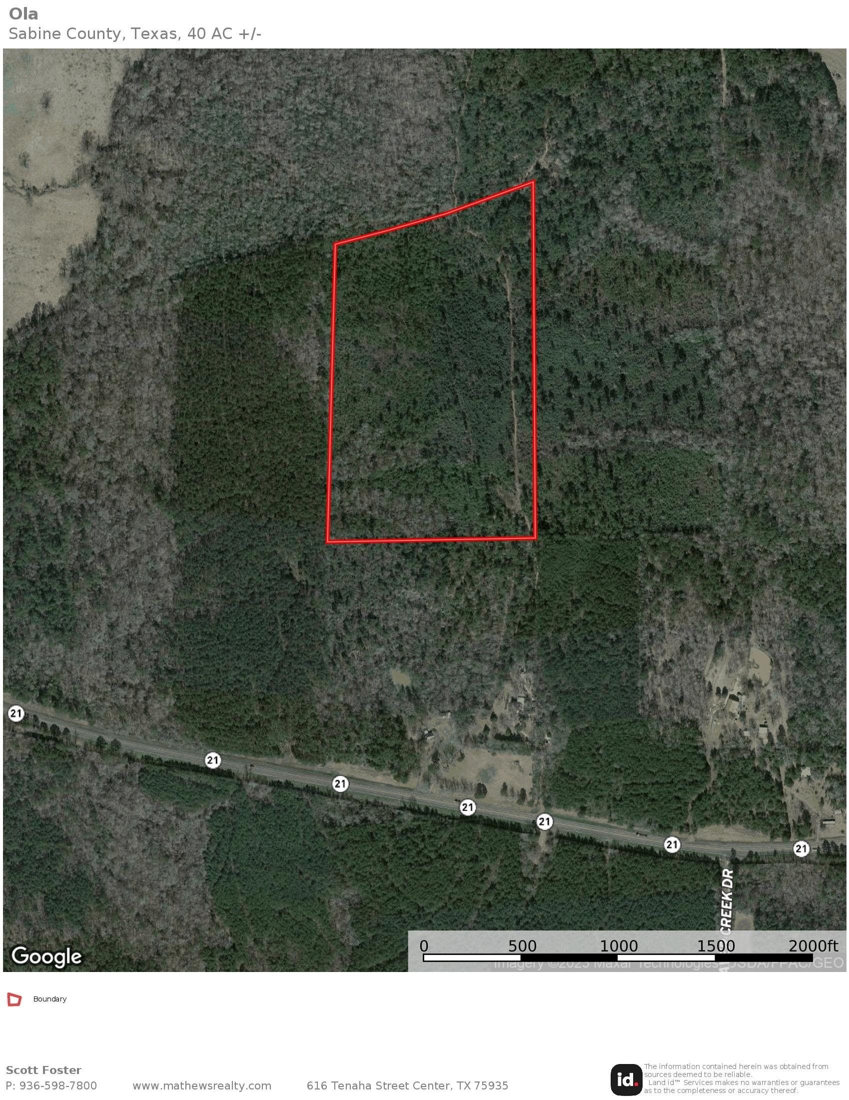Hemphill, Sabine County, TX Undeveloped Land for sale Property ID