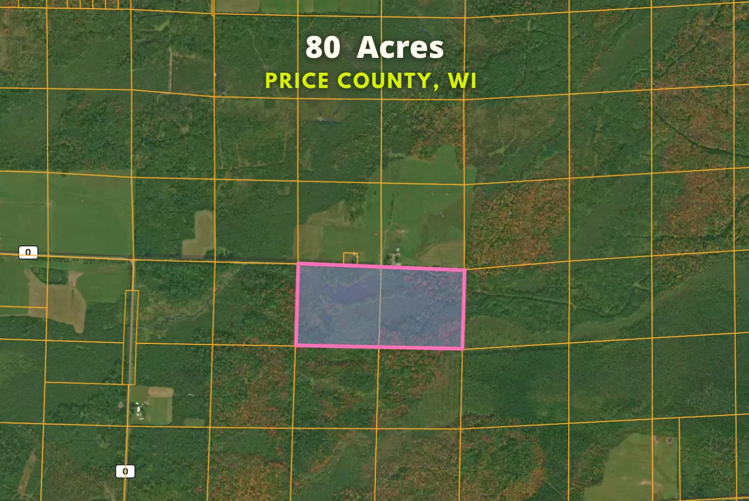 Catawba, Price County, WI Undeveloped Land for sale Property ID