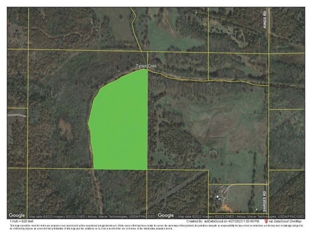 Maud, Pottawatomie County, OK Undeveloped Land for sale Property ID