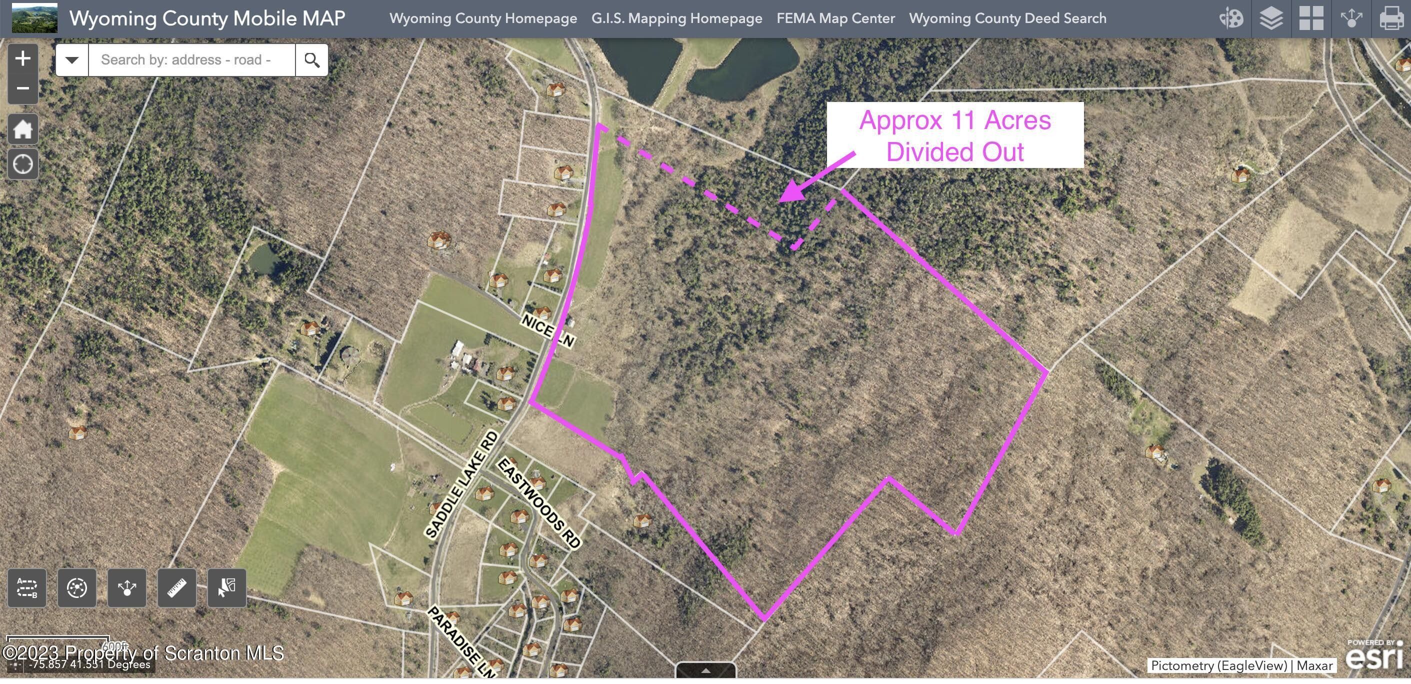 Tunkhannock, Wyoming County, PA Undeveloped Land for sale Property ID