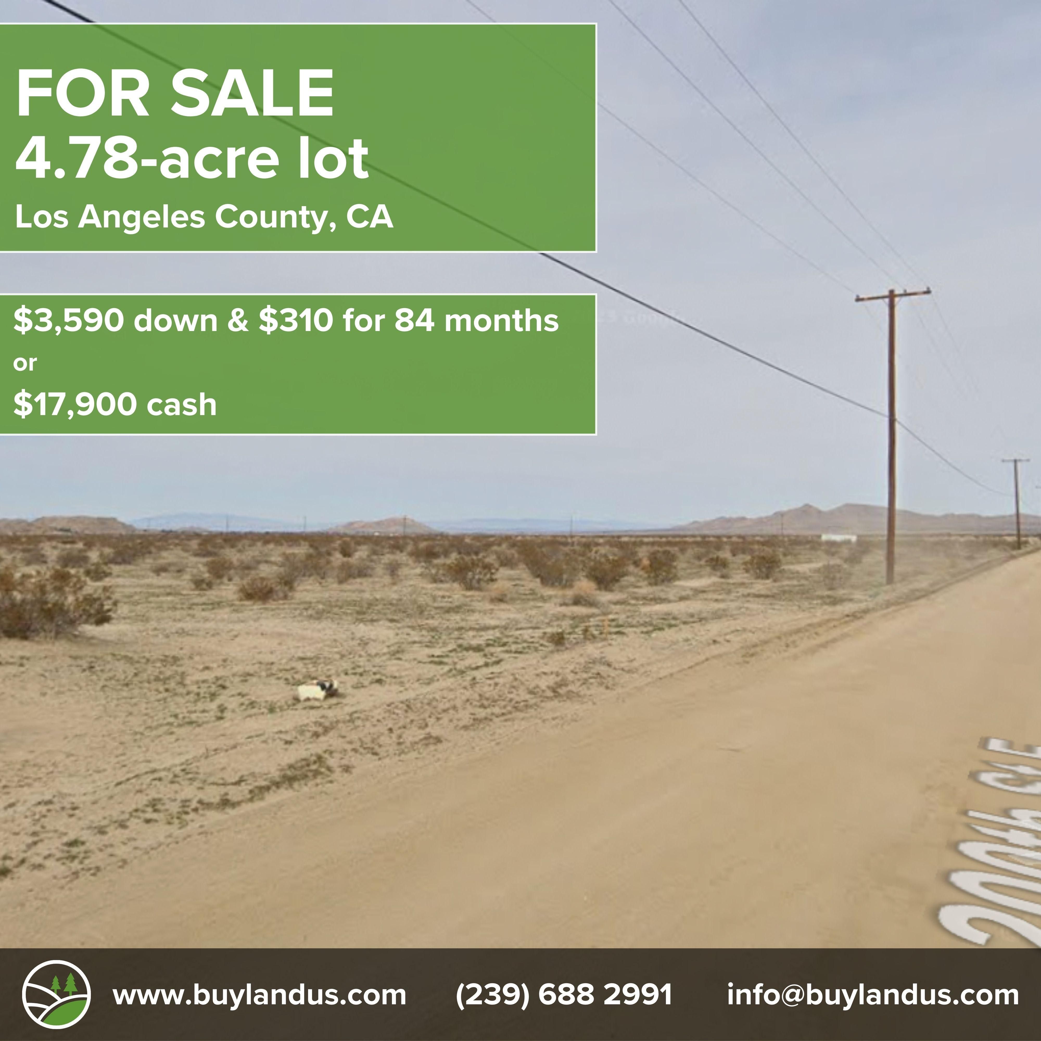 Palmdale, Los Angeles County, CA Farms and Ranches, Undeveloped Land