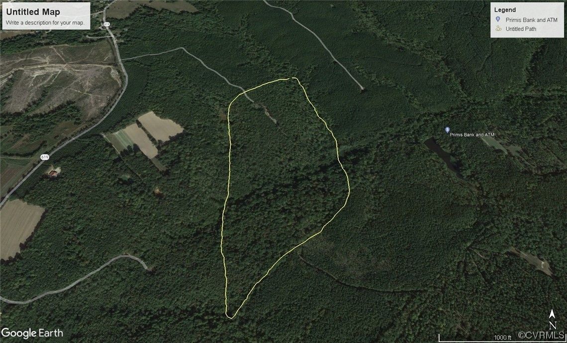 Cauthornville, King and Queen County, VA Undeveloped Land, Lakefront Property, Waterfront