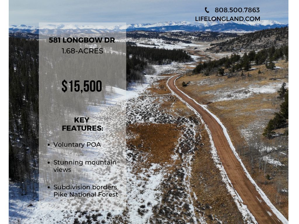 Jefferson, Park County, CO Recreational Property, Undeveloped Land