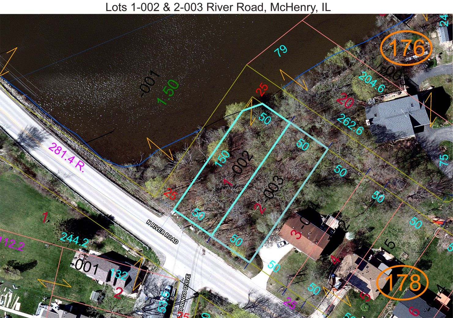 Mchenry, McHenry County, IL Undeveloped Land, Lakefront Property