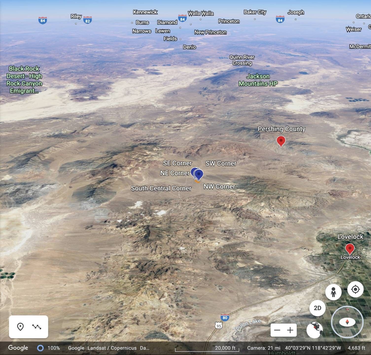 Lovelock, Pershing County, NV Undeveloped Land for sale Property ID