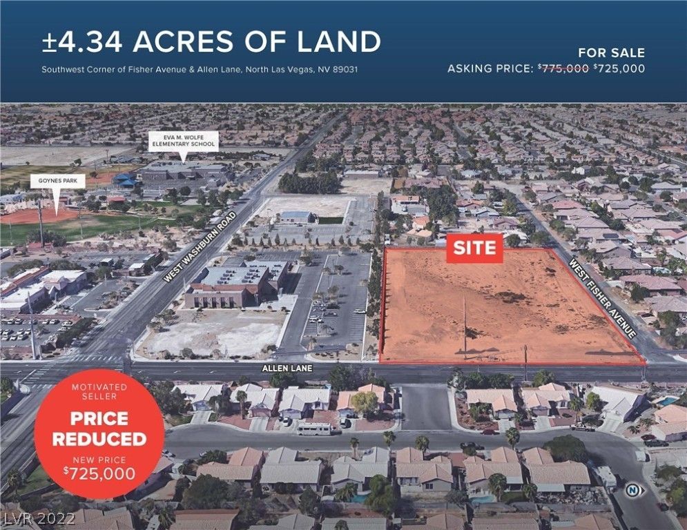 North Las Vegas, Clark County, NV Undeveloped Land, Homesites for sale