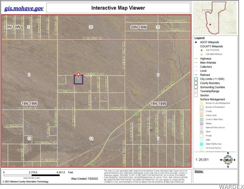 Golden Valley, Mohave County, AZ Farms and Ranches for sale Property ID