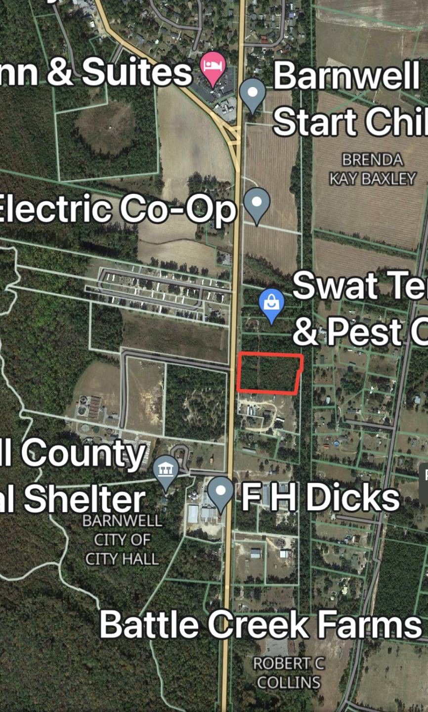 Barnwell, Barnwell County, SC Undeveloped Land, Homesites for sale