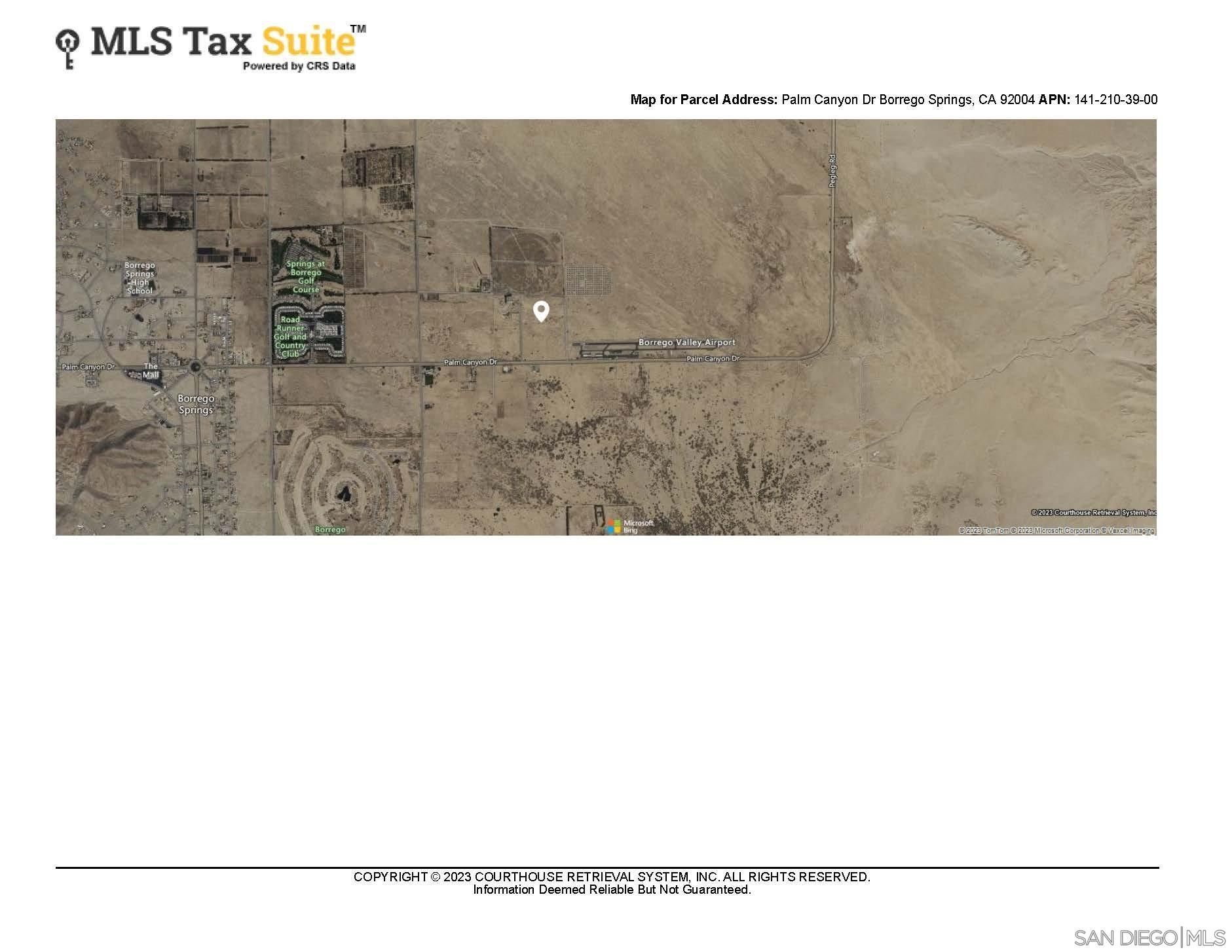 Borrego Springs, San Diego County, CA Undeveloped Land for sale