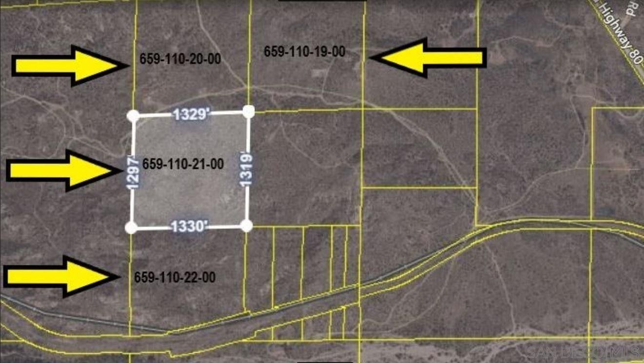 Jacumba, San Diego County, CA Undeveloped Land for sale Property ID